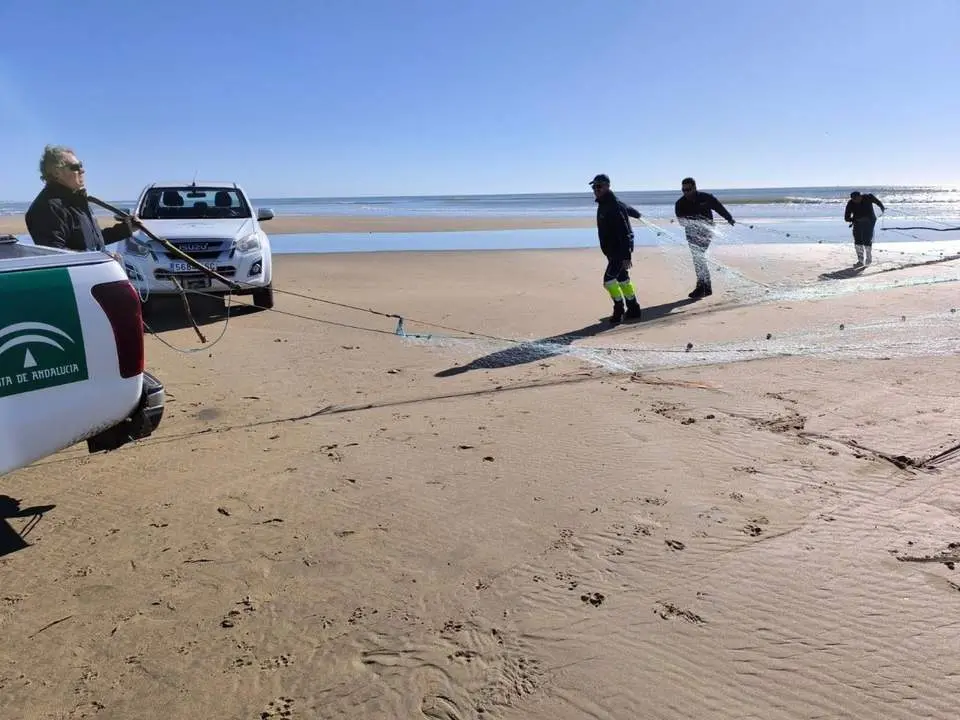 Operaci&oacute;n contra la pesca ilegal en la provincia de Huelva - J.A