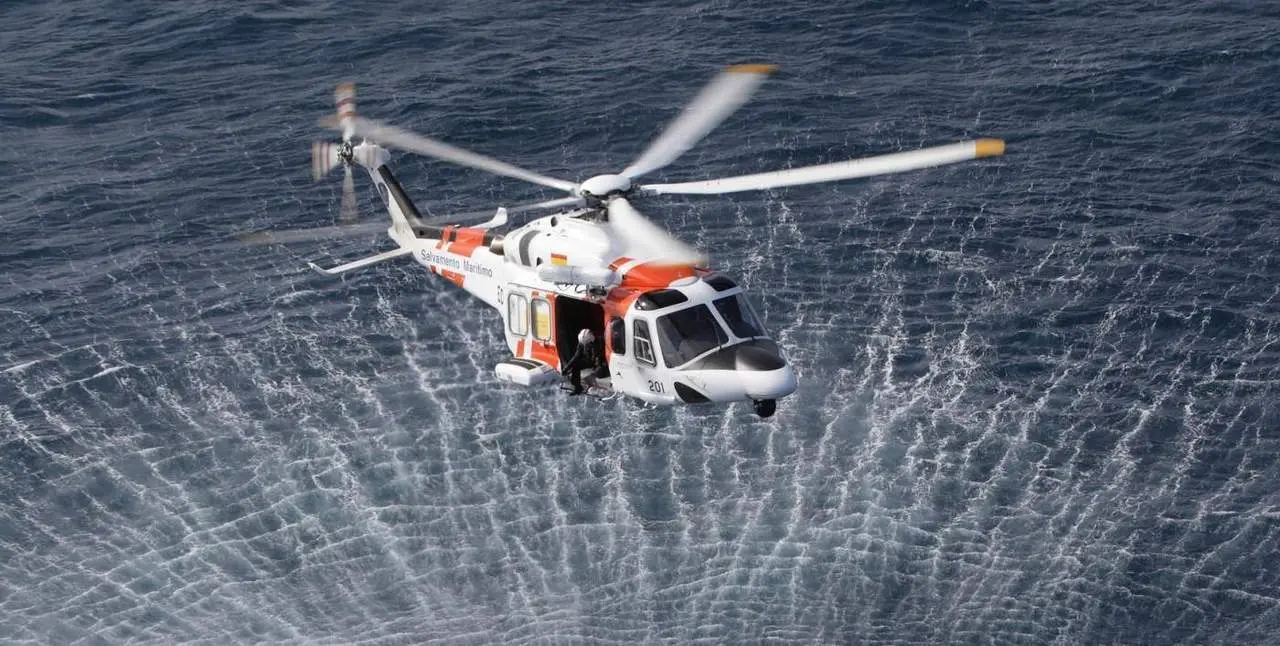 Helic&oacute;ptero Helimer 201 de Salvamento Mar&iacute;timo. - SALVAMENTO MAR&Iacute;TIMO