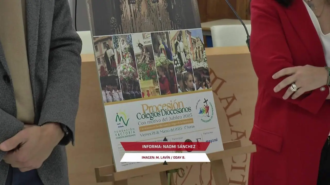 Alumnos de M&aacute;laga organizan una gran procesi&oacute;n con motivo del Jubileo de la Esperanza