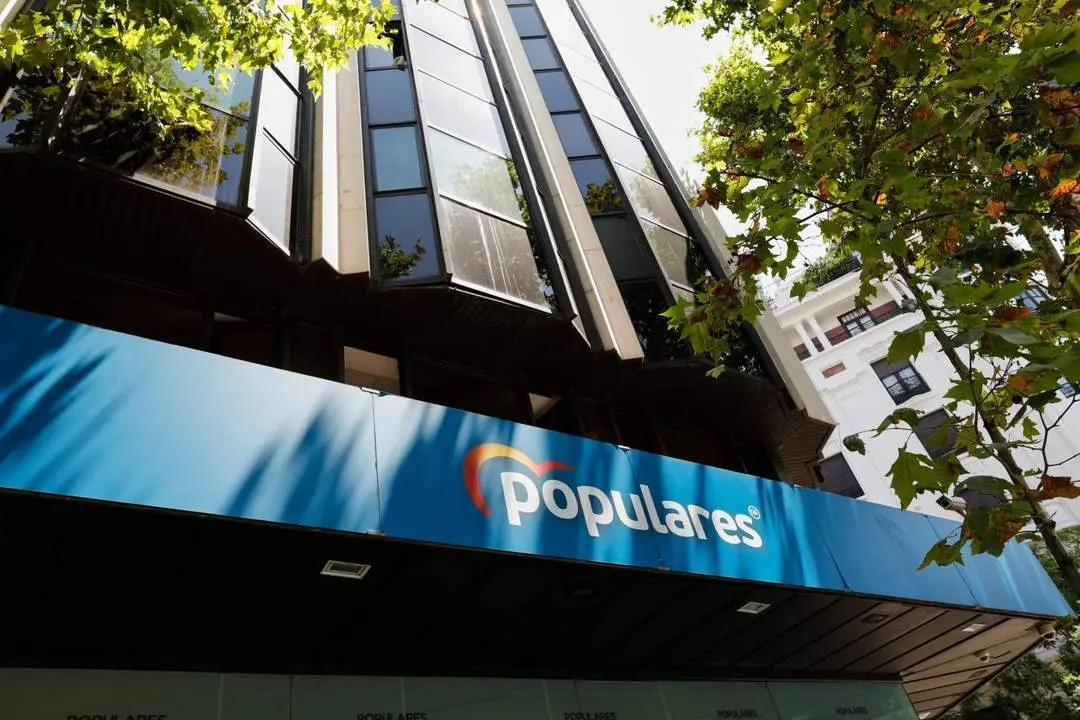 Edificio de la sede del PP, situado en la calle G&eacute;nova. - EP