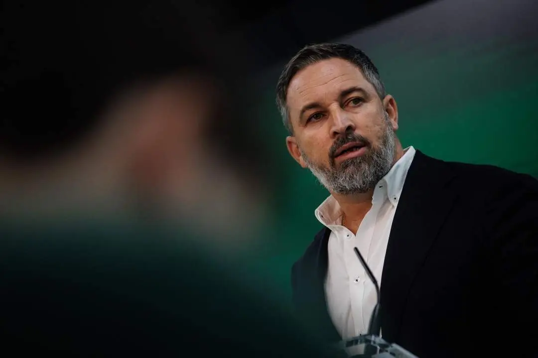 El l&iacute;der de Vox, Santiago Abascal. - EP