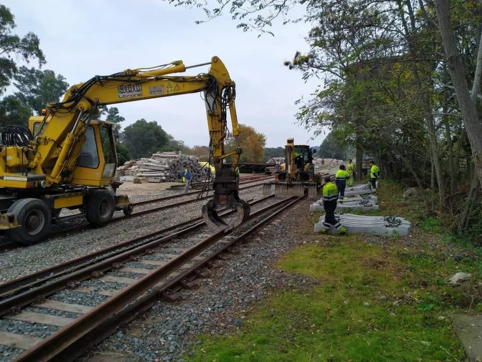Obras en la l&iacute;nea Algeciras-Bobadilla. - ADIF