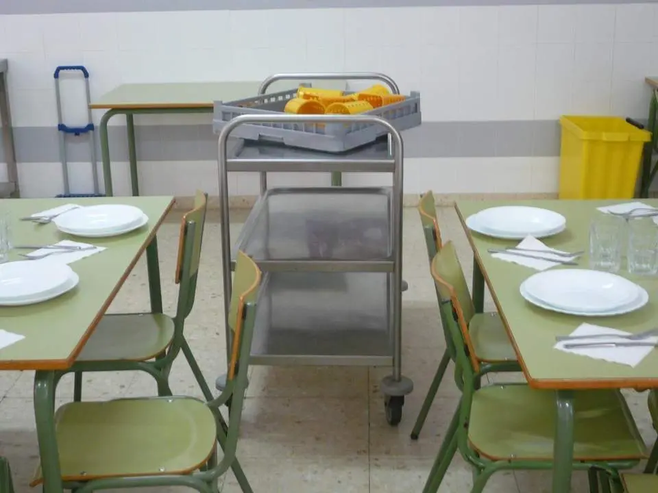 Una imagen de un comedor escolar.  - Viva C&aacute;diz