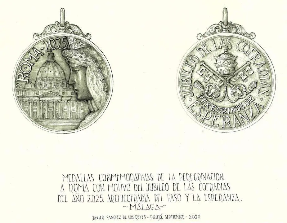 La medalla commemorativa. - VM