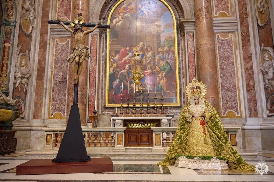El Cachorro y la Esperanza en San Pedro. - hdad Cachorro
