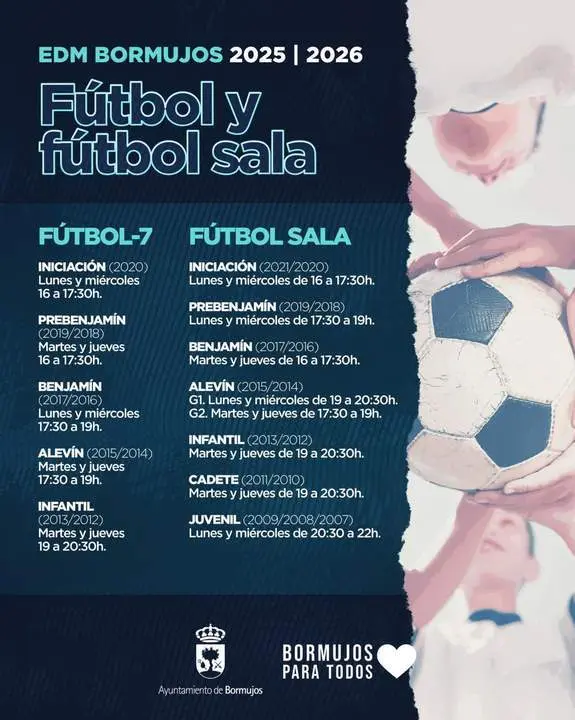 ESCUELAS DEPORTIVAS DE BORMUJOS. - AYTO BORMUJOS