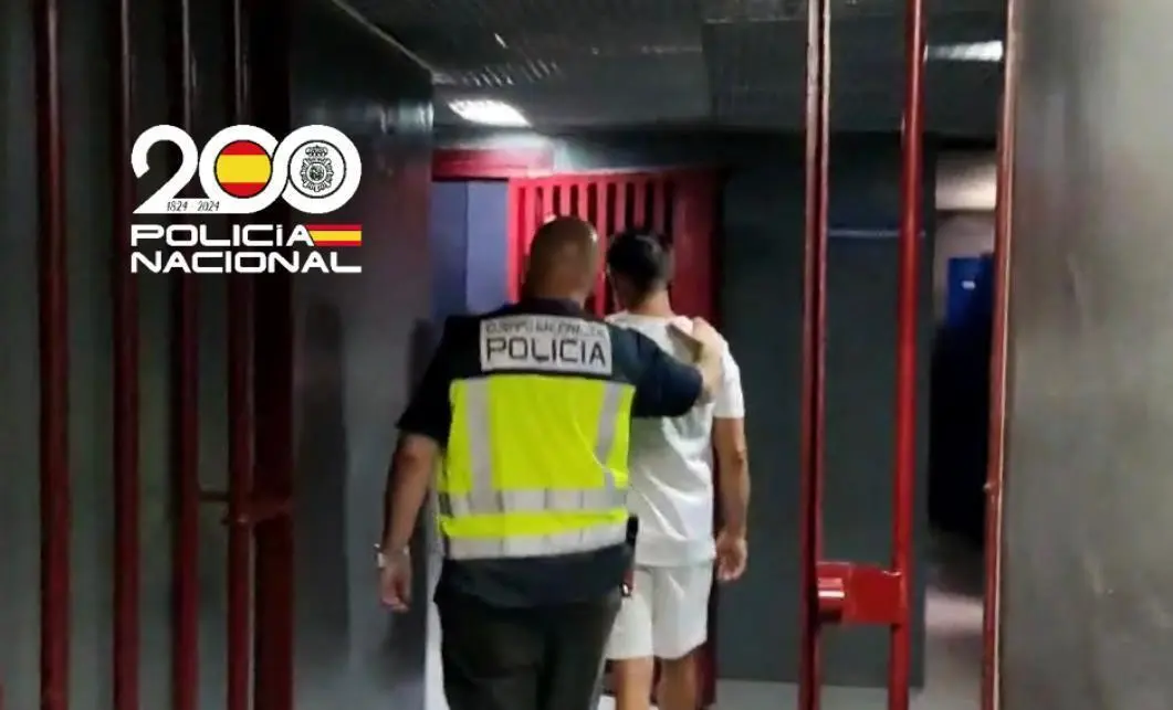 Un momento de la detenci&oacute;n. - CNP