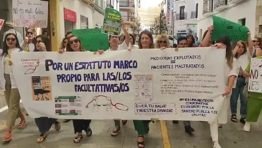 M&eacute;dicos de Ronda se suman a la huelga contra el Estatuto Marco de Sanidad