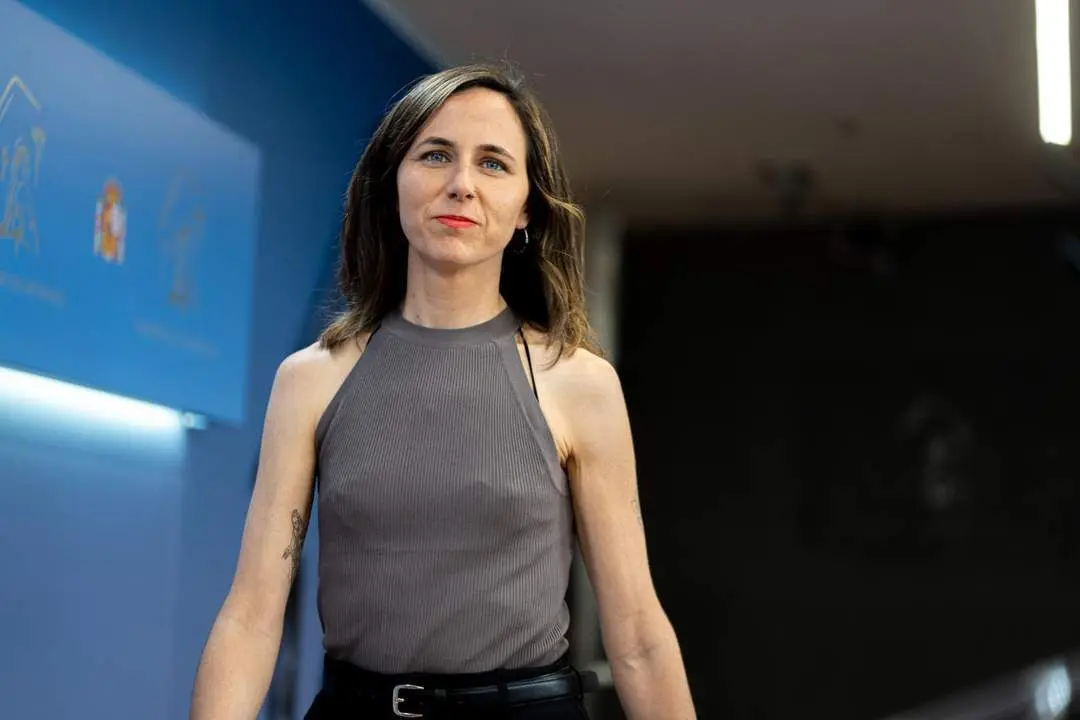 La portavoz de Podemos en el Congreso, Ione Belarra. - Europa Press.