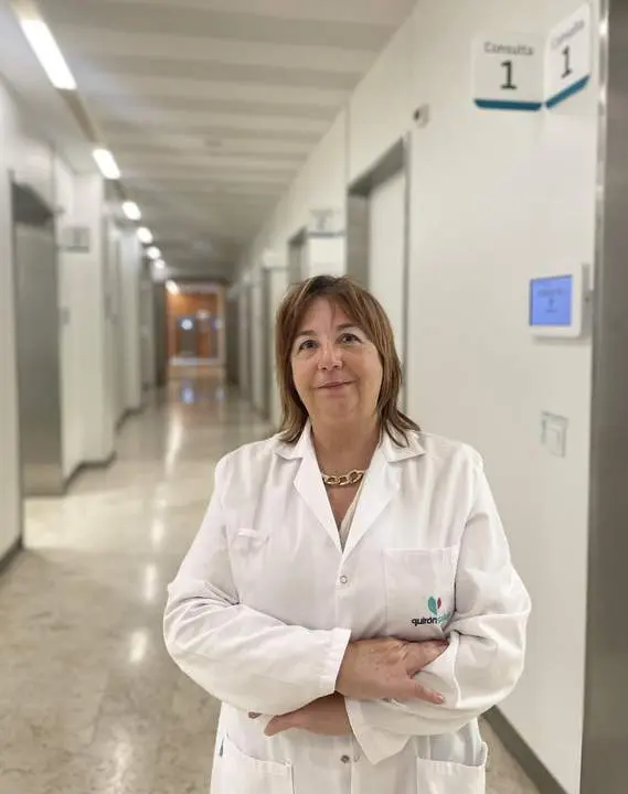 La doctora Auxiliadora Caballero. - QUIR&Oacute;NSALUD