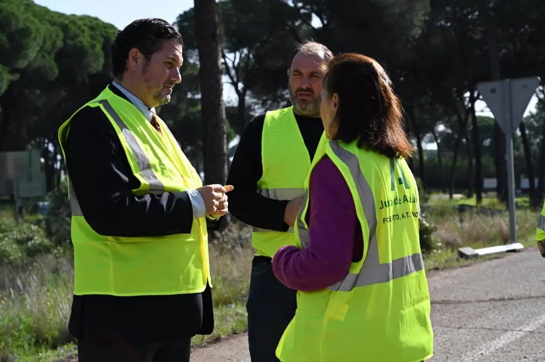 Jaime P&eacute;rez, en la carretera A-481. - J.A.