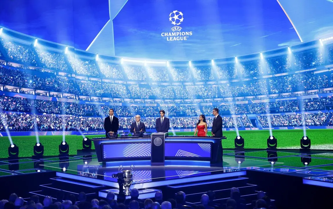 Sorteo de la Liga de Campeones. | EFE