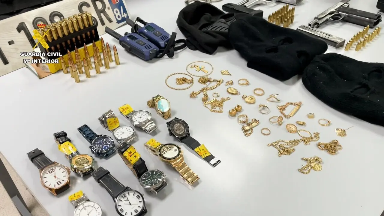 Efectos sustra&iacute;dos al grupo criminal. | Europa Press.