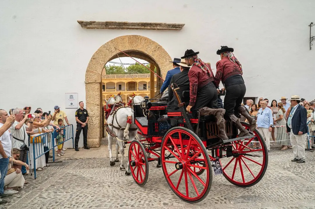 Los Enganches ensalzan el fin de semana de la Feria de Ronda. | RS