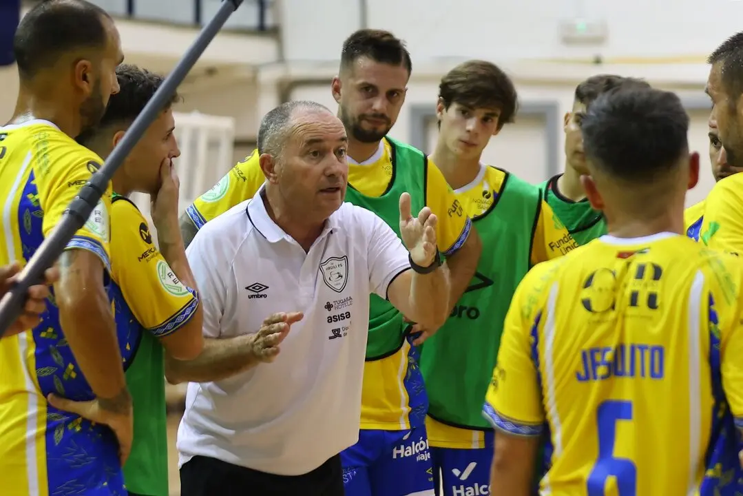 Juan Carlos G&aacute;lvez, durante el partido ante el Jumilla. | CD Virgili C&aacute;diz.