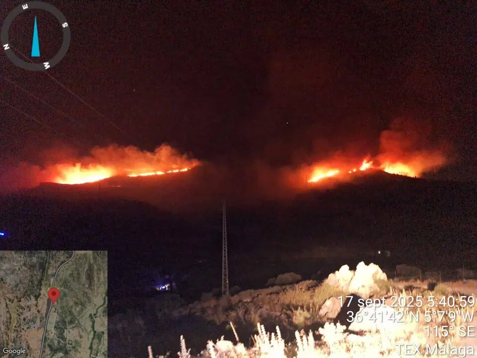 Incendio Parauta (Infoca)