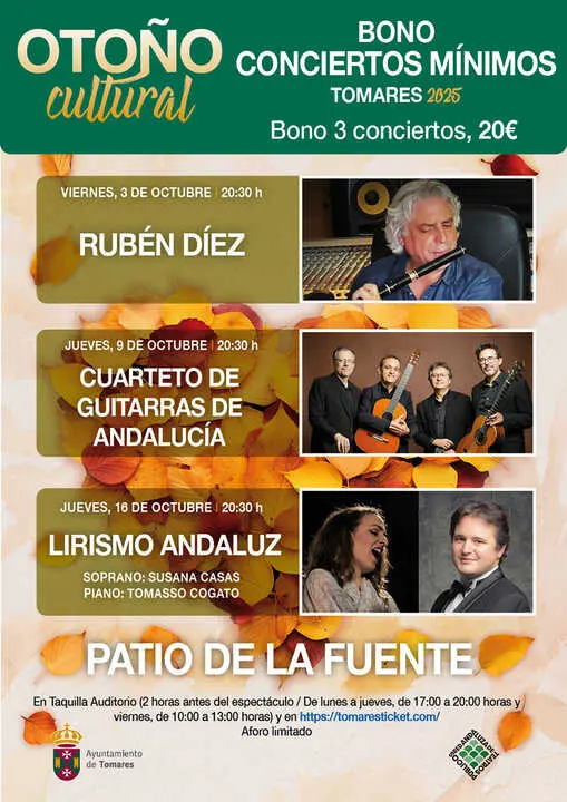 "Conciertos m&iacute;nimos" de Tomares.| AYTO TOMARES
