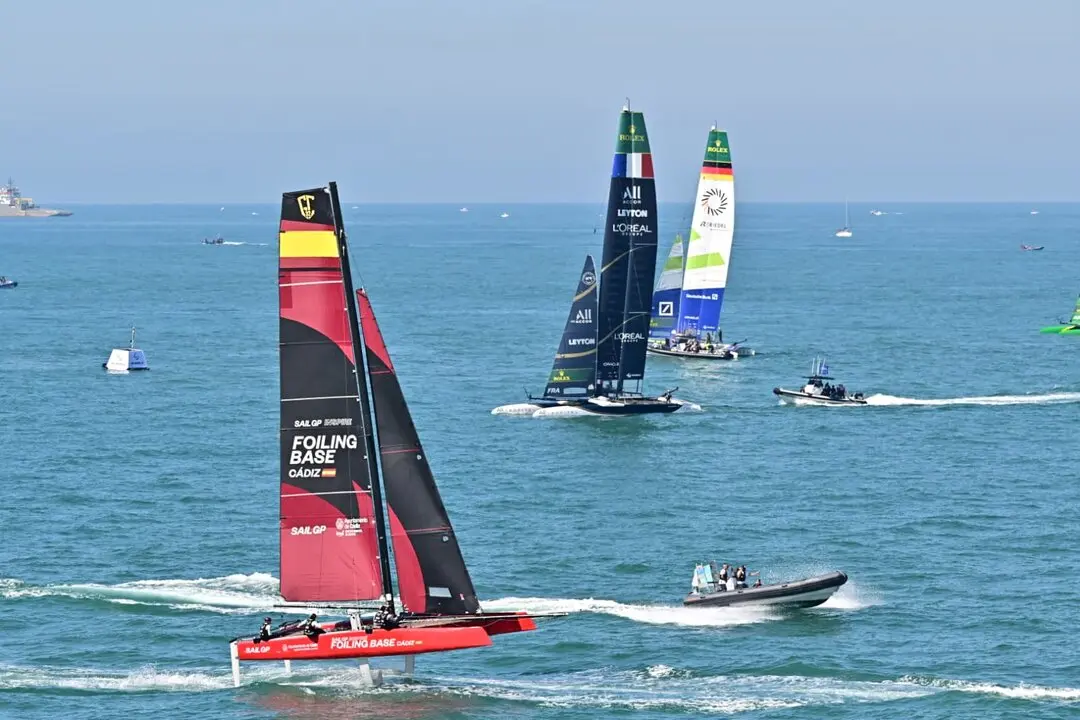 S&aacute;bado de regatas en la Sail GP C&aacute;diz 2025. | Eulogio Garc&iacute;a.