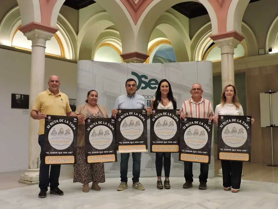 Presentaci&oacute;n del cartel de la IX Ruta de la Tapa de Benacaz&oacute;n en la Casa de la Provincia.| DIPUTACION