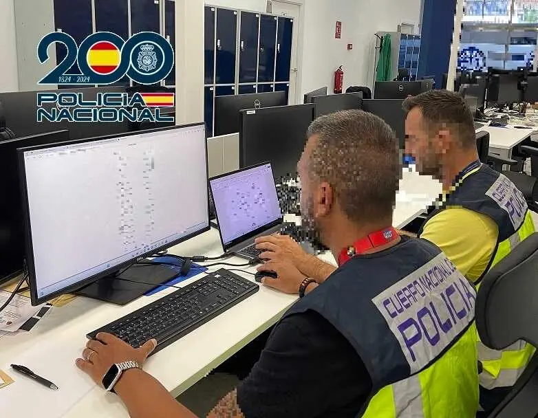 Ciberagentes en una imagen de archivo | Polic&iacute;a Nacional