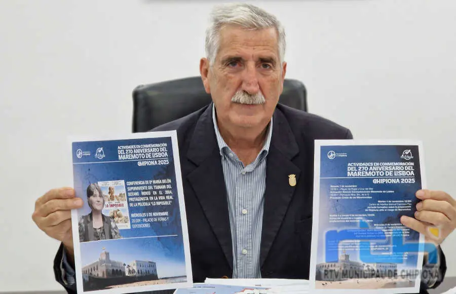 Chipiona conmemora el 270 aniversario del Maremoto de Lisboa con actividades de prevenci&oacute;n y memoria hist&oacute;rica