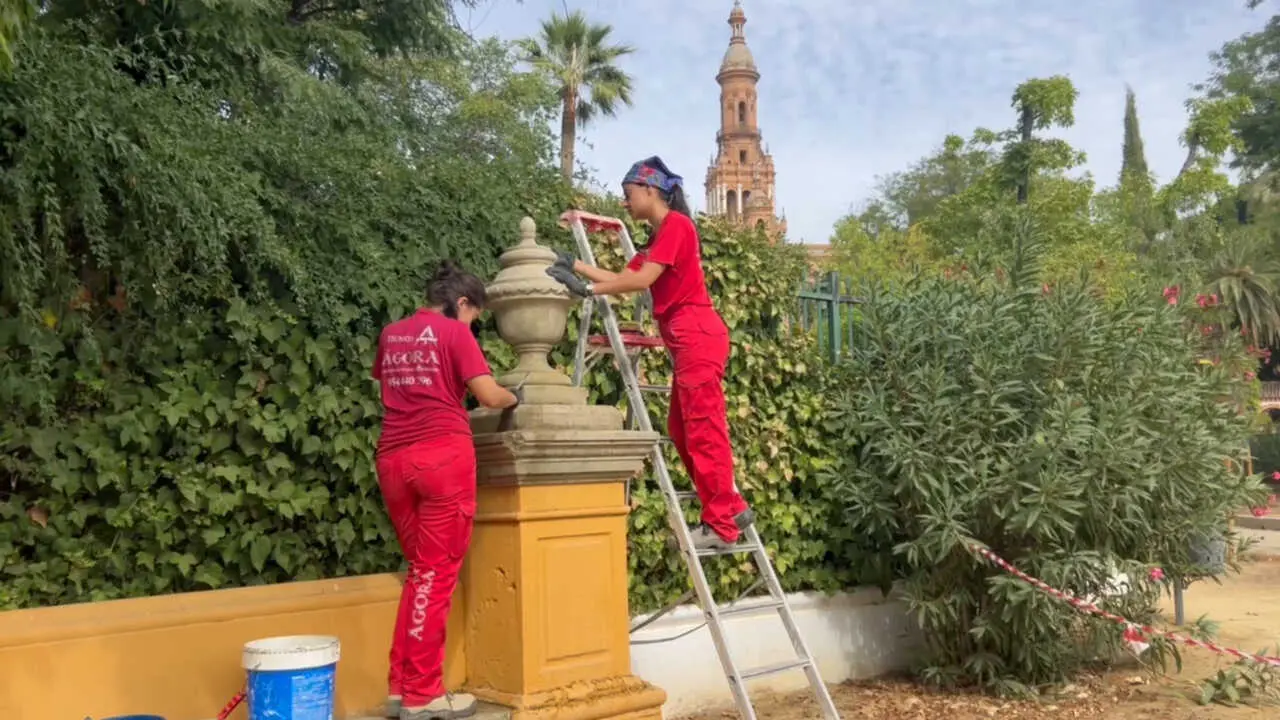 Trabajos de restauraci&oacute;n. | ayto