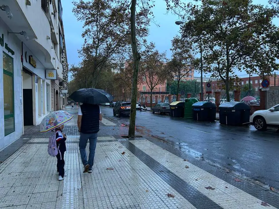 Lluvia en Huelva. | Vgpalacios.