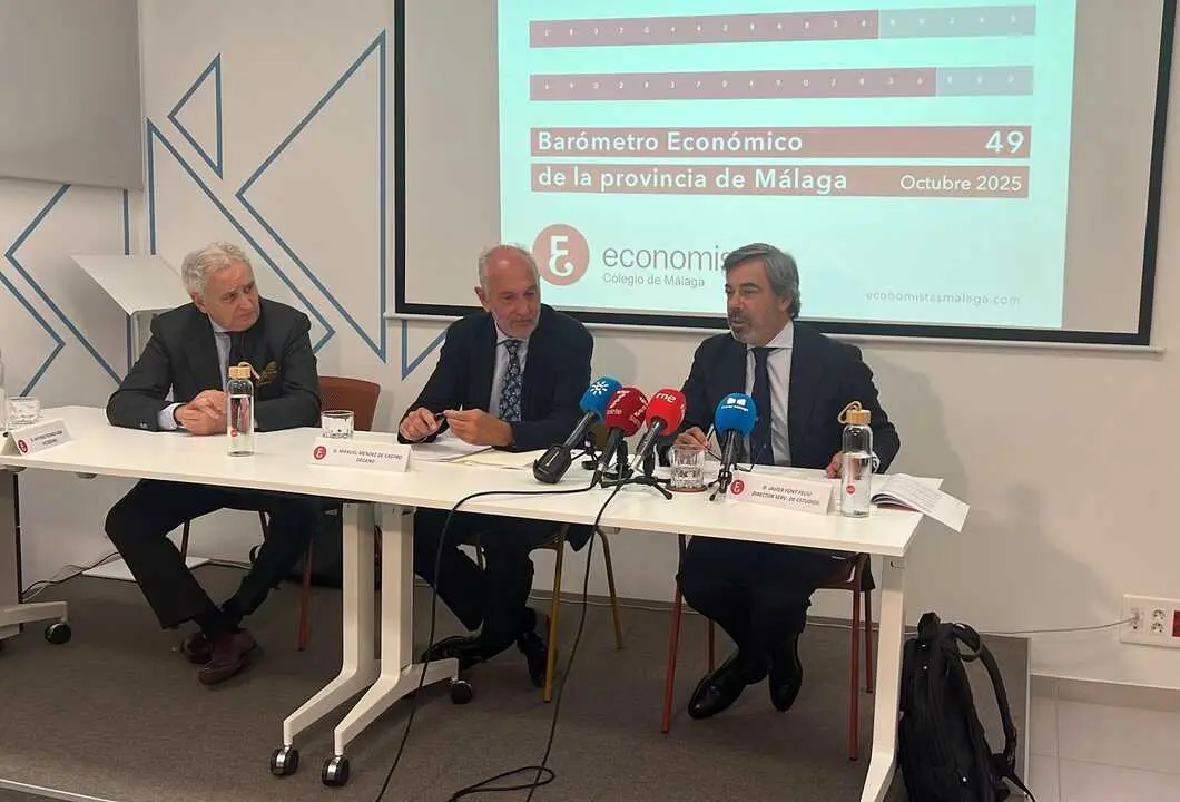 Presentaci&oacute;n del bar&oacute;metro de octubre./Economistas.