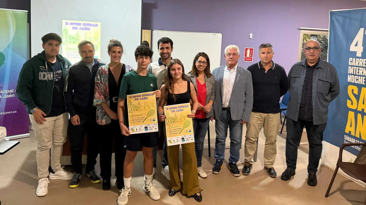 Presentaci&oacute;n del II Open Ciudad de Ja&eacute;n de Tenis. - Foto: Ayuntamiento Ja&eacute;n