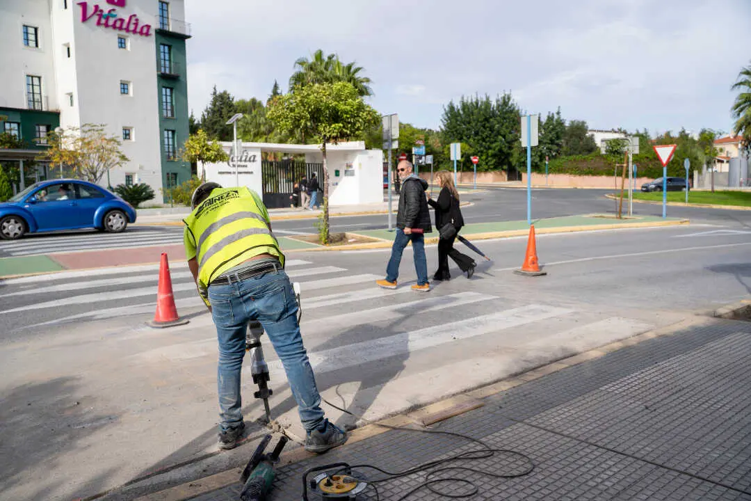 Pasos de peatones inteligentes.| AYTO MAIRENA