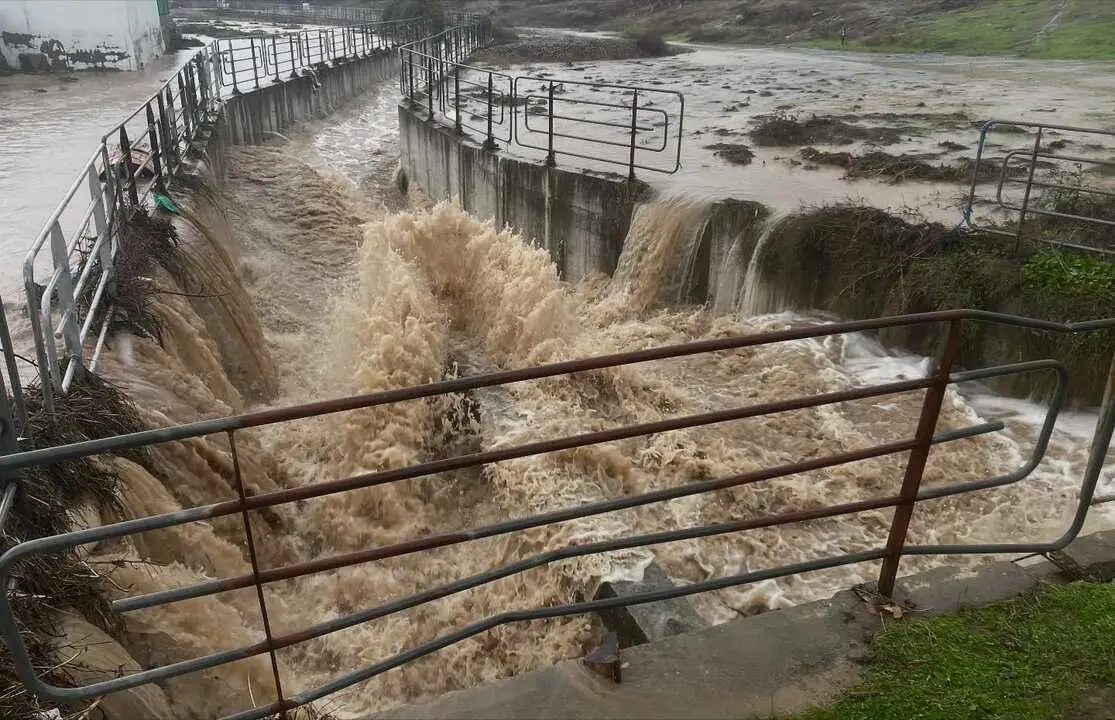 Barranco de Santa Mar&iacute;a, en Nerva, el pasado s&aacute;bado. | Ayto.