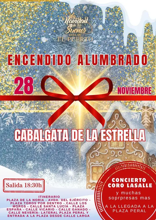 Cartel alumbrado y Cabalgata de la Estrella. | VIVA