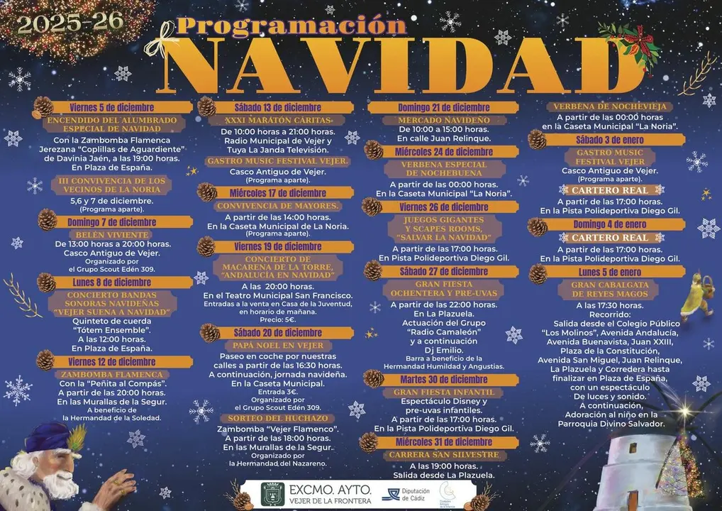 Programaci&oacute;n de Navidad.