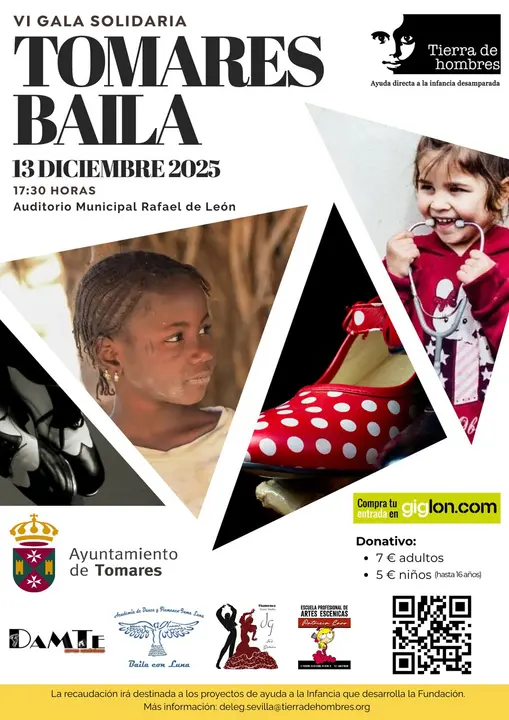 VI Gala Tomares Baila por la Infancia.| AYTO TOMARES
