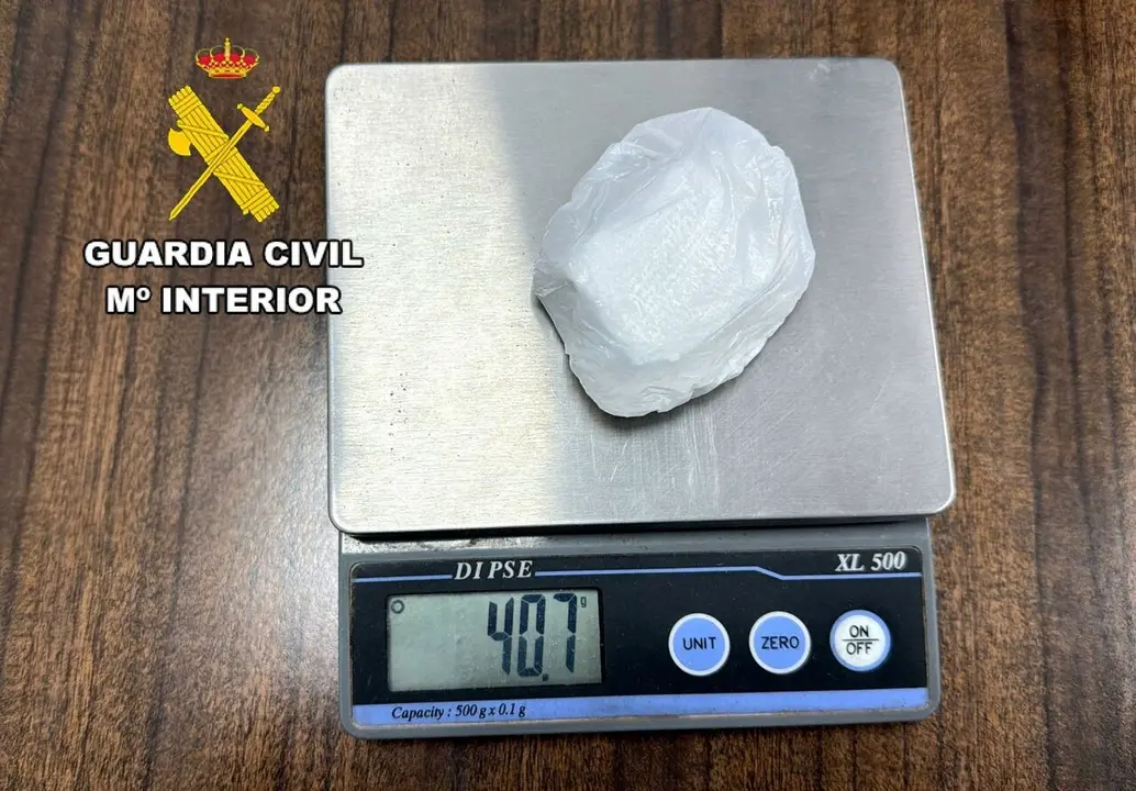 Imagen de la droga incautada | Guardia Civil