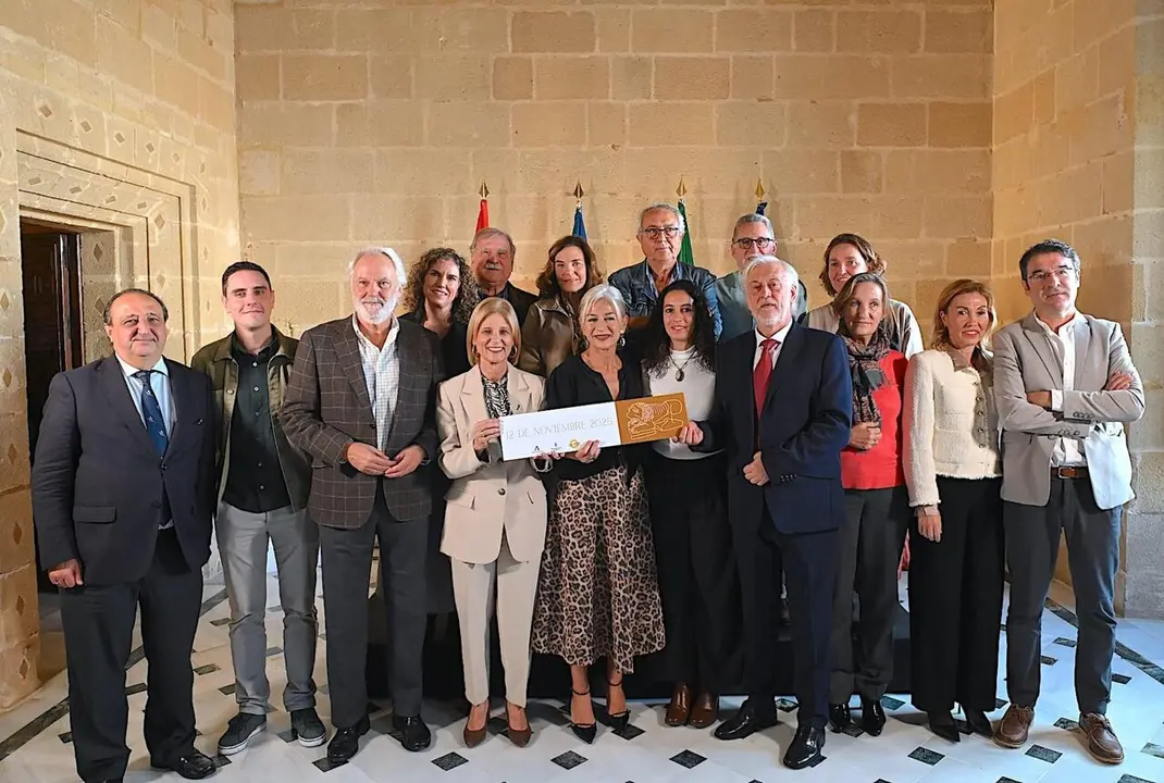 La consejera de Cultura durante la presentaci&oacute;n del compromiso de compra. | Junta