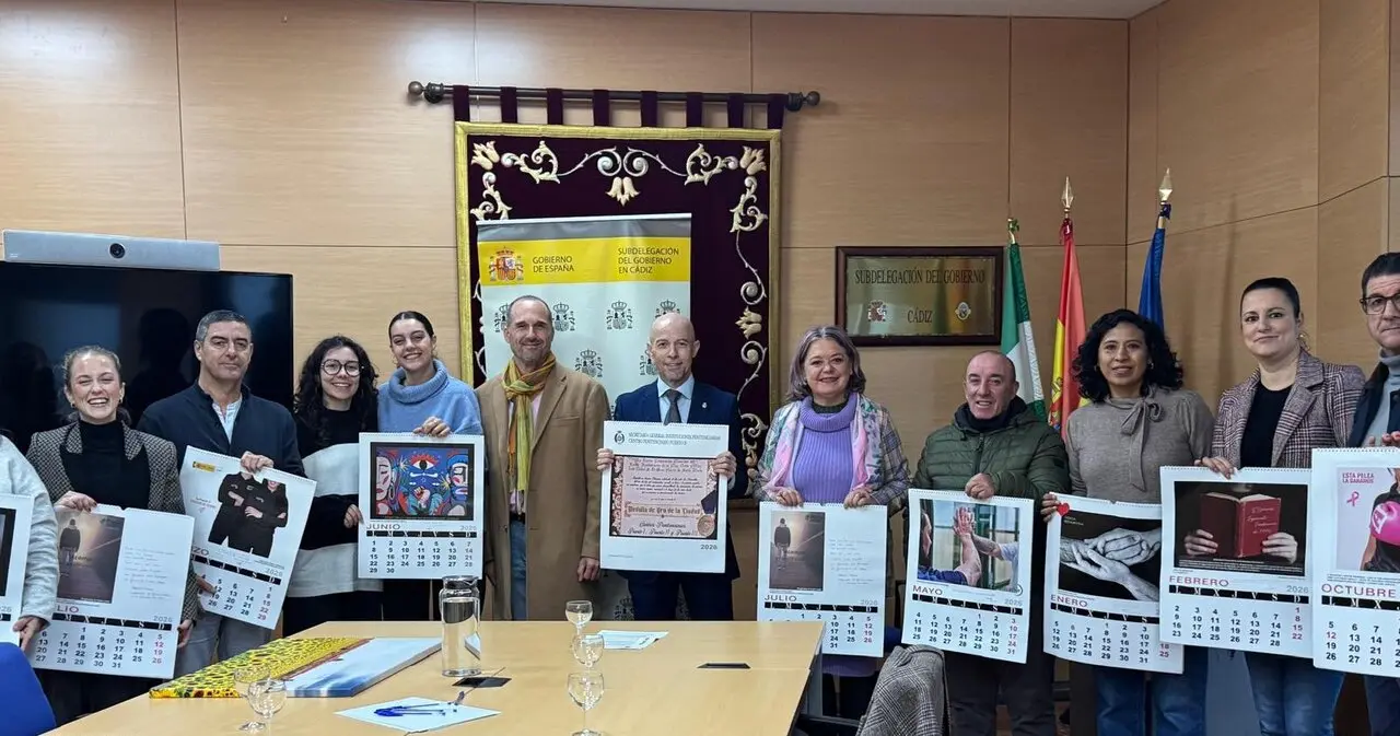 Calendario de los funcionarios de prisiones de Puerto II. | Subdelegaci&oacute;n del Gobierno en C&aacute;diz.