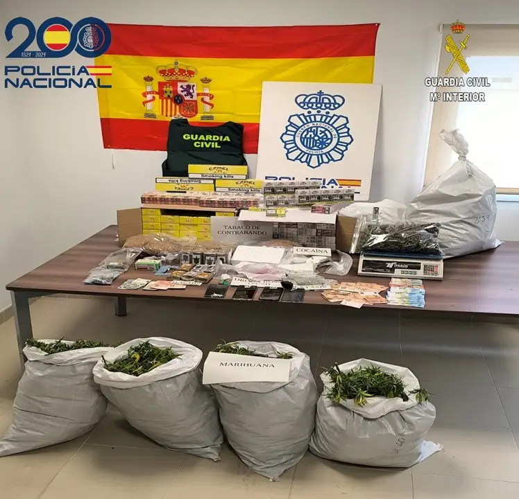La droga intervenida en la operaci&oacute;n. | DGT