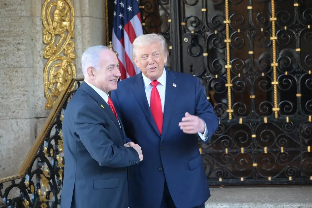 El primer ministro israel&iacute;, Benjamin Netanyahu, y el presidente estadounidense, Donald Trump
- OFICINA DEL PRIMER MINISTRO ISRAEL&Iacute;