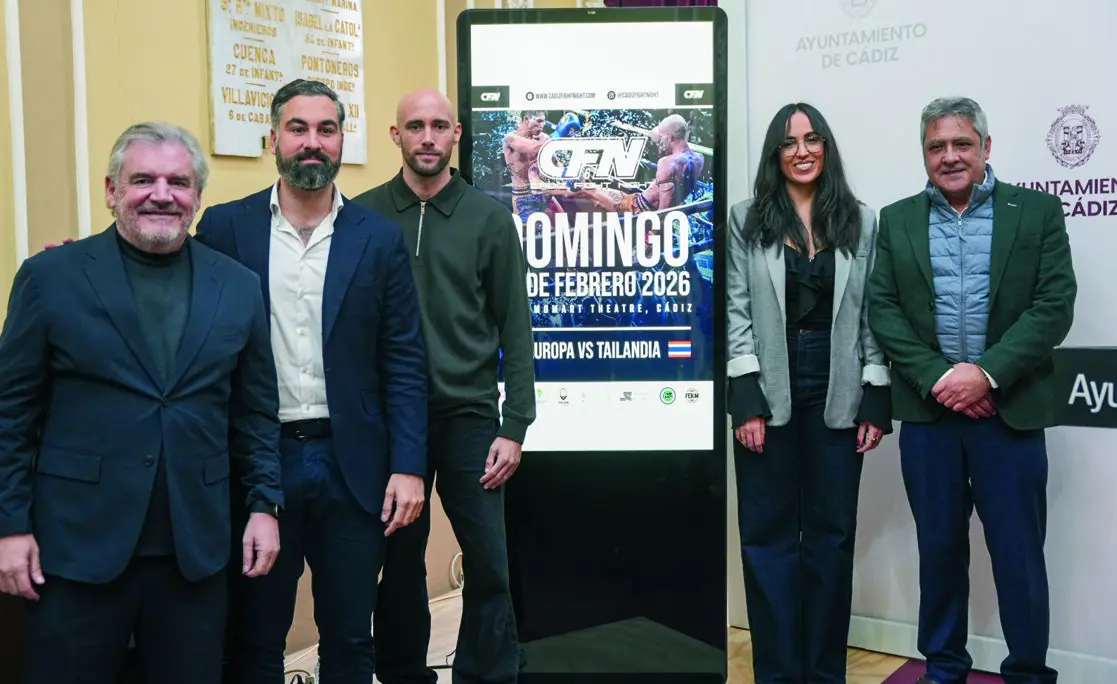 Presentaci&oacute;n del evento internacional C&aacute;diz Fight Night &lsquo;Europa vs Tailandia&rsquo;. VIVA