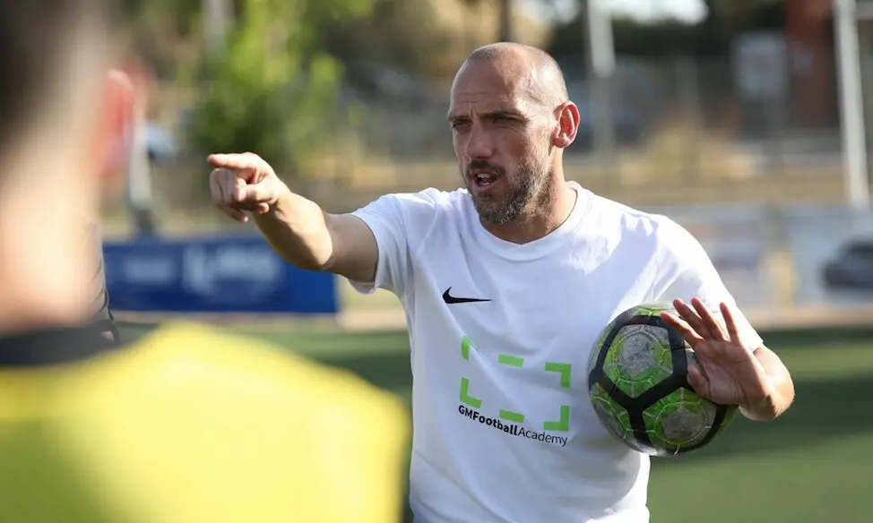 David Cabello, nuevo entrenador del Marbella. / GM FOOTBALL ACADEMY