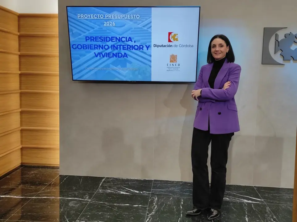 La delegada de Presidencia, Gobierno Interior y Vivienda de la Diputaci&oacute;n de C&oacute;rdoba, Marta Siles.