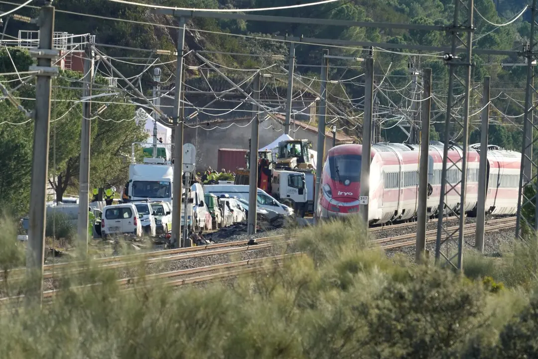 Uno de los trenes siniestrados./Europa Press.