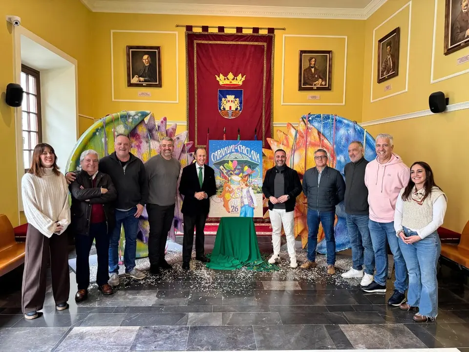 Presentaci&oacute;n cartel de Carnaval de Chiclana 2026.