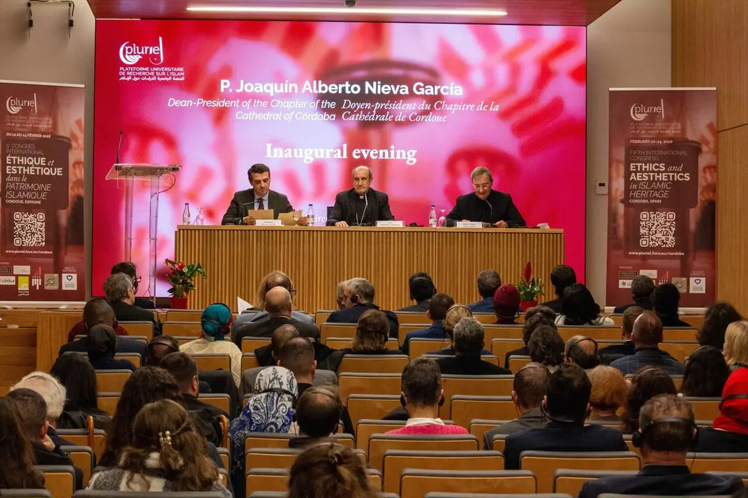 Inauguraci&oacute;n del V Congreso Internacional de Pluriel en el Palacio Episcopal de C&oacute;rdoba.
