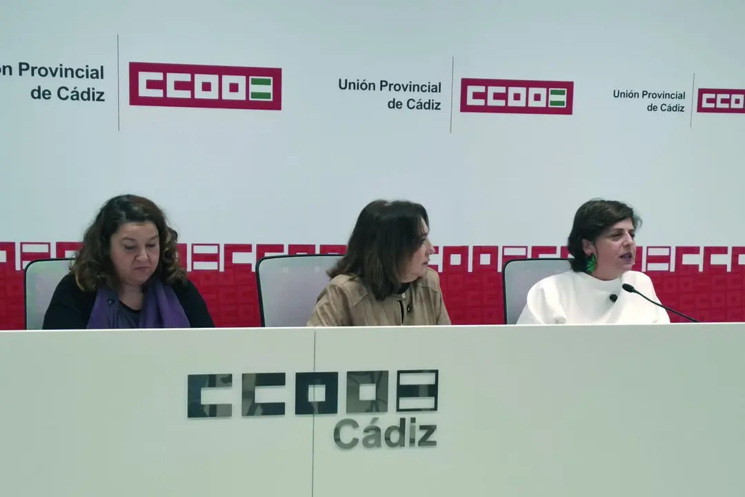 Presentaci&oacute;n del informe de CCOO sobre brecha salarial en C&aacute;diz. VIVA