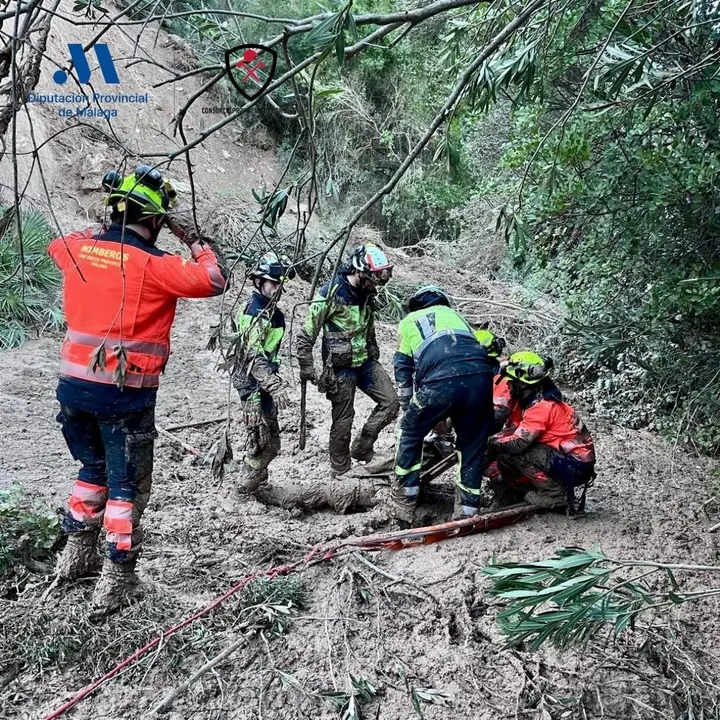 Un momento del rescate./Diputaci&oacute;n.