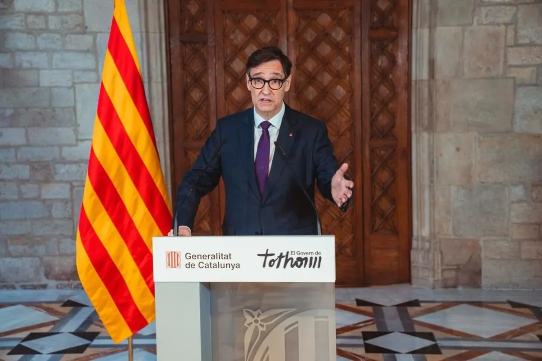 El presidente de la Generalitat, Salvador Illa. | Europa Press.