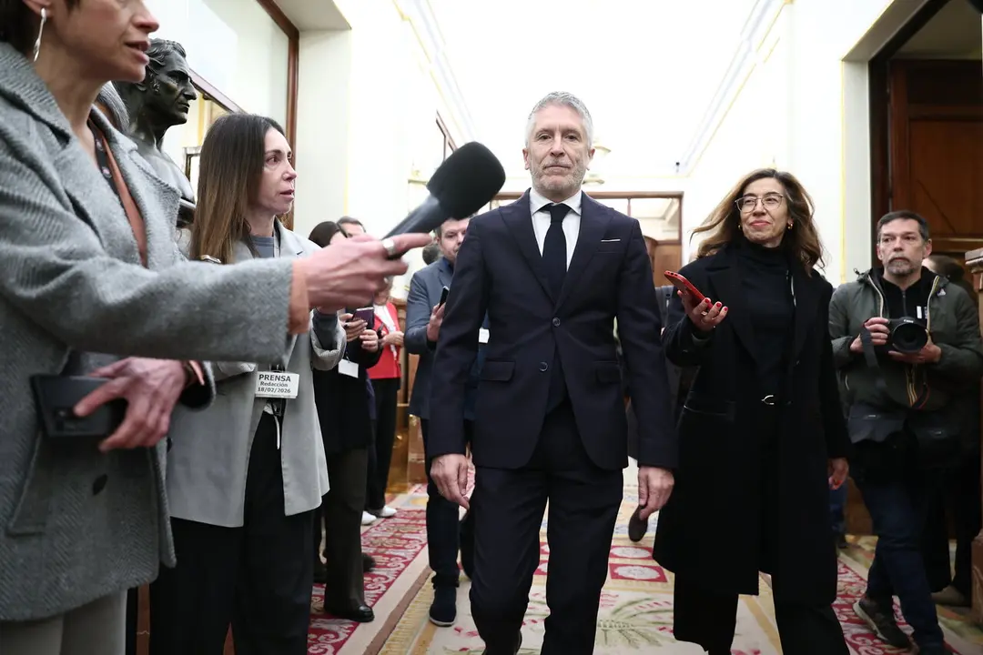 El ministro del Interior, Fernando Grande-Marlaska. | Europa Press.
