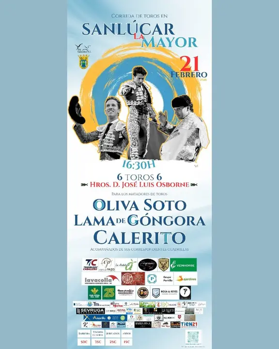 Cartel de la corrida.